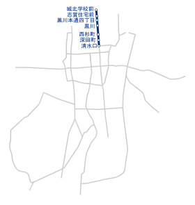 清水口延長線路線図