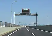 渋滞表示器。