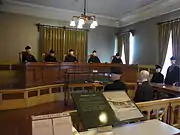 明治憲法下の法廷(復原)