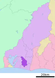 中区 (浜松市)位置図