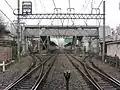池袋方からホームを望む（2009年2月）