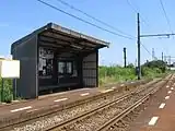 改築前の待合室（2008年7月）