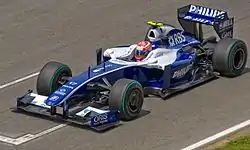 第5戦スペインGPでのFW31中嶋一貴がドライブ