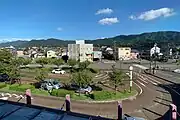 東口駅前広場(2021年9月)