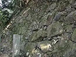 中村城の石垣