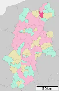 中野市位置図