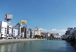 中洲地区と那珂川