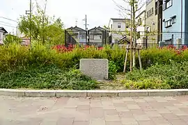 中田遺跡 石碑付近
