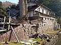 奉公人部屋および東塀 (被災後)