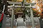 東の山山頂にある中山神社