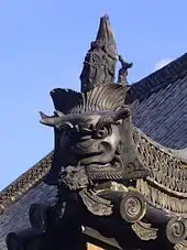 陶器像、神像の例鬼瓦。