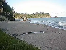 オープニングに登場する琴ヶ浜海岸(石川県輪島市)