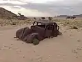 Hudson Terraplane 1934 in Namib desert