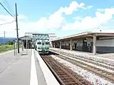 ホーム（電化前）（2009年8月）