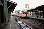 国鉄時代のホーム(1977年)