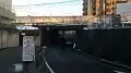 県下初のガードといわれる七瀬ガード（長野市緑町）でしなの鉄道北しなの線を潜る