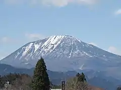東から(日光市街から)望む