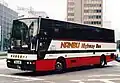 南部バスの運行開始当時の専用車両（いすゞ・スーパークルーザー）