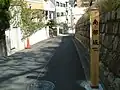 南部坂（赤坂）の頂上付近