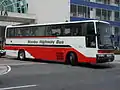 南部バス担当便の車両（日野・セレガGD）