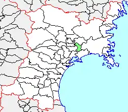 南郷町位置図