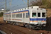 2231編成(偶数側)検査出場試運転時は高野線を走行する。