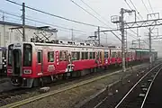 2023F「戦国BASARA」ラッピング車両（2016年11月12日、橋本駅にて撮影）