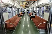 車内（座席交換後）
