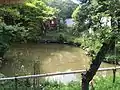 末社中央にある池