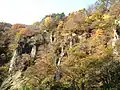 鳴子峡遊歩道から眺めた紅葉（2005年11月）