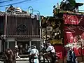 鳴海祭の山車曳き回し