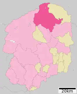 那須塩原市位置図