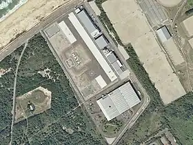 奈多ヘリポートの航空写真(2020年)国土交通省 国土地理院 地図・空中写真閲覧サービスの空中写真を基に作成
