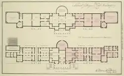Architectural floor plans.