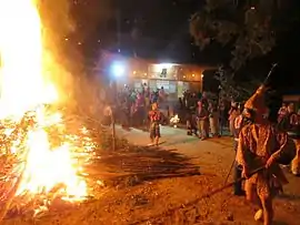 夏山八幡宮火祭り