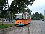 381960年・ゴータ車両製造製造のT57形。2003年に入線。