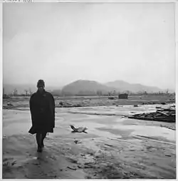 1945年9月の広島市(枕崎台風通過中か通過後かは不明)