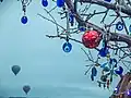 飾った様子