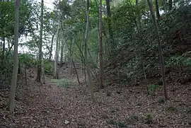 根木内城址の空堀