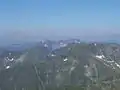 モルドベアヌ山とその周辺（空撮）