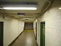 下層ホームを転用したホーム間連絡通路