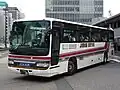 新常磐交通の旧塗色車（日野・セレガ）