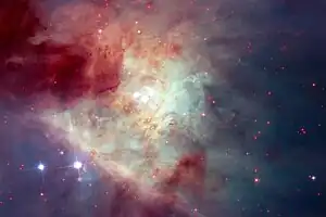 クラインマン-ロウ星雲の合成画像