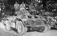 ニュージーランド軍のスタッグハウンド、1944年5月。