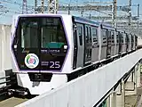トワイライトアメジストの25編成（加茂宮駅にて）