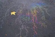 油を含む水