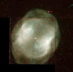 ハッブル宇宙望遠鏡 (HST)で撮影したNGC 3195Credit: HST/NASA/ESA.