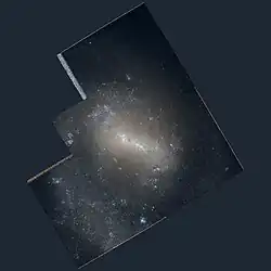 ハッブル宇宙望遠鏡によって撮影されたNGC 4625の画像