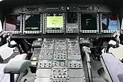 ヘリコプター（NH90）に採用されたグラスコックピット