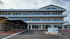 2023年5月以降の市役所庁舎(2023年5月撮影)